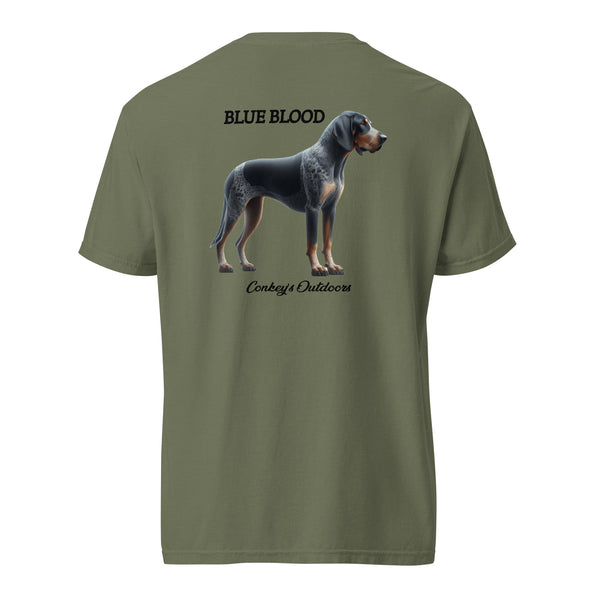 Blue Blood Bluetick Coonhound Shirt Moss