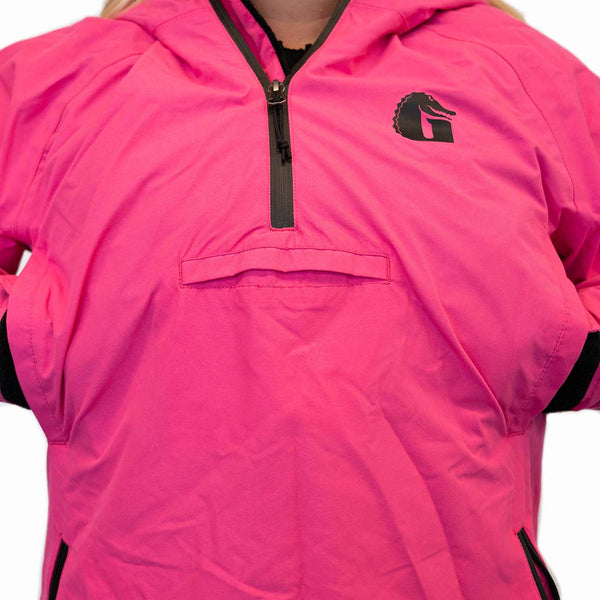 Gator Waders Waterproof 1/2 Zip Bog Hoodie | Womens - Pink