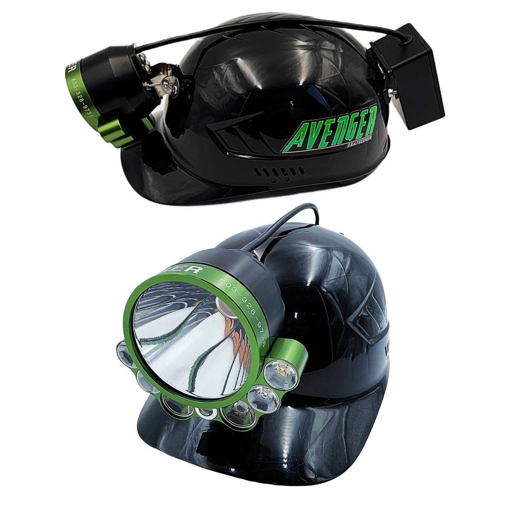lazer bright bump helmet light HEATSEEKER PRO-XP Cap Magnetic USB charging port helps keep water and dirt out for better reliability in wet weather 300 Lumen Tactical Zoom Light