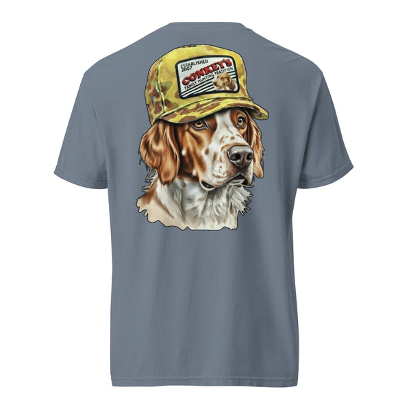 Brittany Tradition Bird Dog Shirt Blue Jean