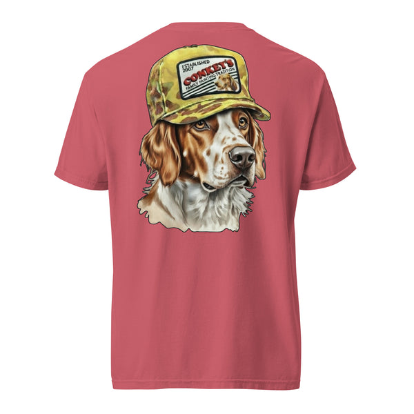 Brittany Tradition Bird Dog Shirt Watermelon