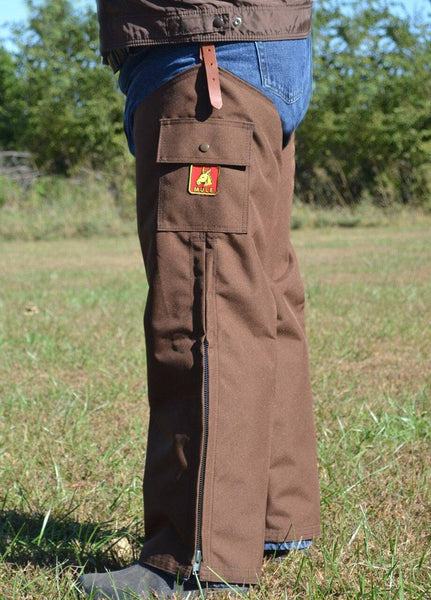 Mule Original Briarproof Waterproof Chaps - Brown