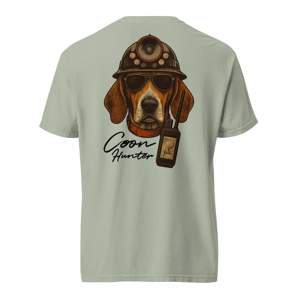 Coon Hunter Portrait Shirt Back Logo Bay 
