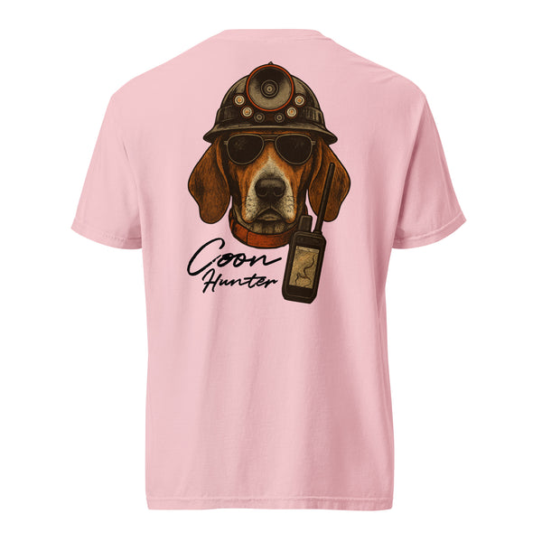 Coon Hunter Portrait Shirt Back Logo Blossom
