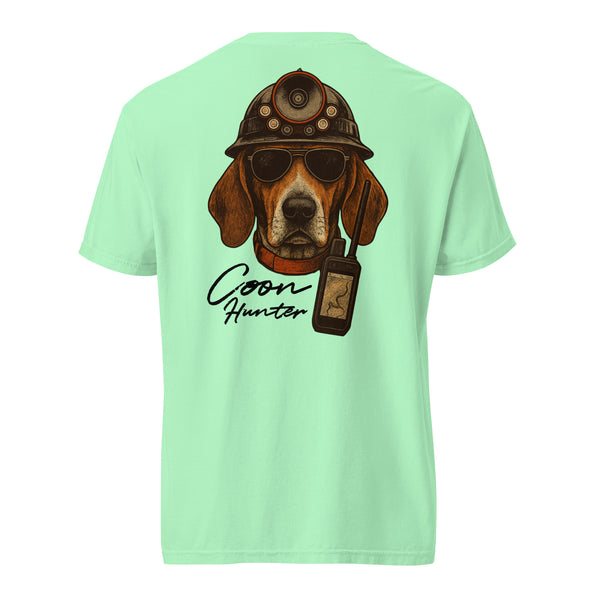Coon Hunter Portrait Shirt Back Logo Island Reef