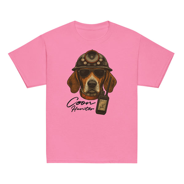 Coon Hunter Youth Shirt Azalea