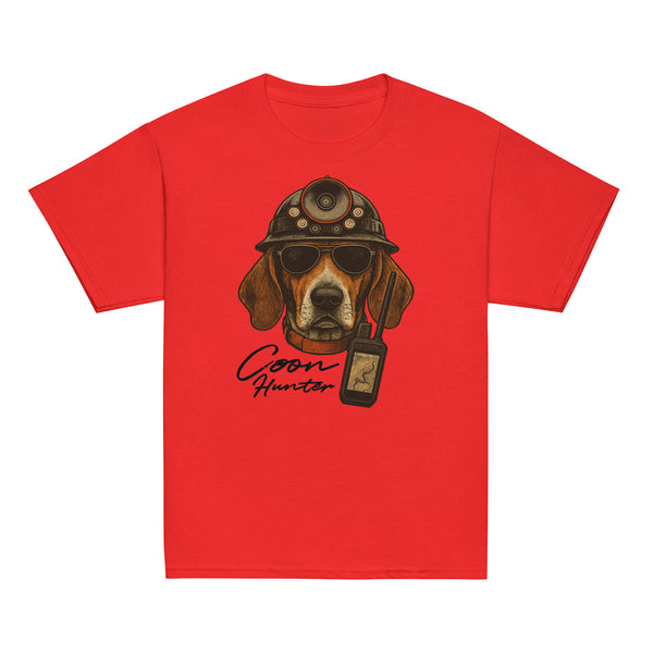 Coon Hunter Youth Shirt Red
