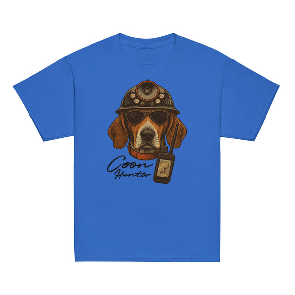 Coon Hunter Youth Shirt Royal