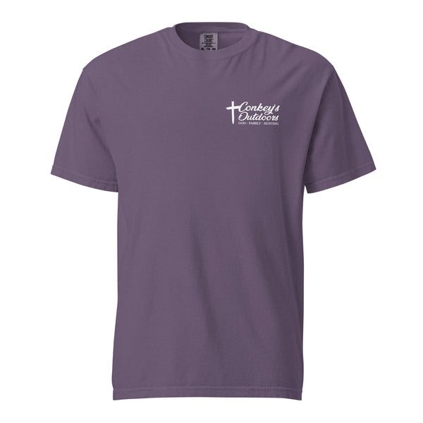 Coon Hunters for Christ Shirt Grape Front
