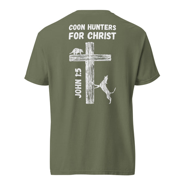 Coon Hunters for Christ Shirt Moss
