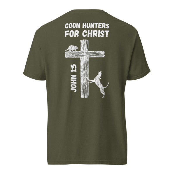 Coon Hunters for Christ Shirt Sage
