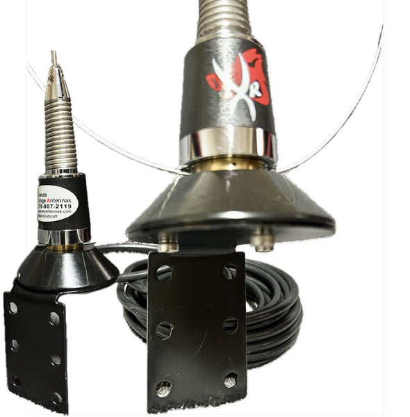 Hound Recovery VHF Radio Xtenda Range Universal Mount with Spring Antenna