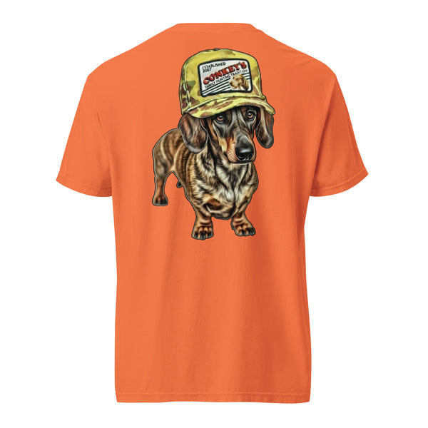 Dachshund Tradition Hog Dog Shirt Burnt Orange