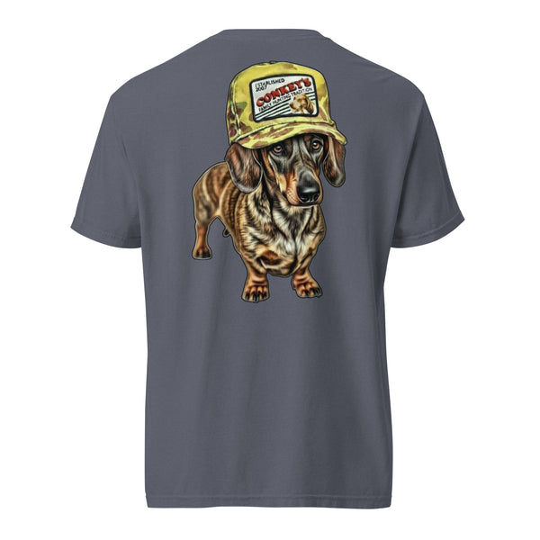 Dachshund Tradition Hog Dog Shirt Denim