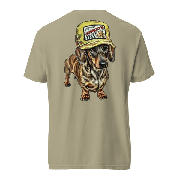 Dachshund Tradition Hog Dog Shirt Khaki