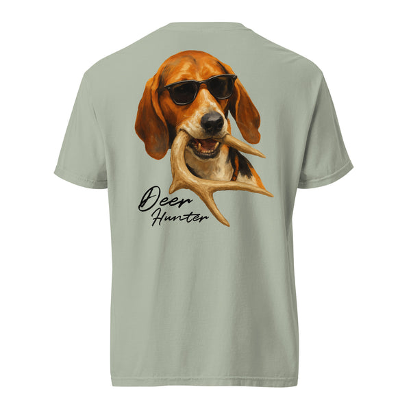 Deer Hunter Portrait Shirt Back Logo Bay
