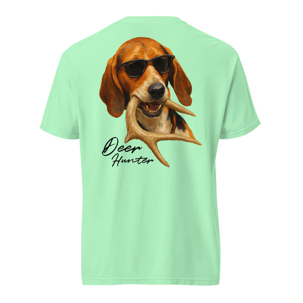 Deer Hunter Portrait Shirt Back Logo Island Reef
