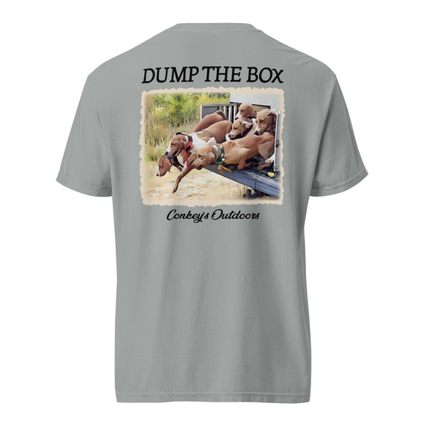 Dump the Box Coonhound Turning Out Shirt Granite
