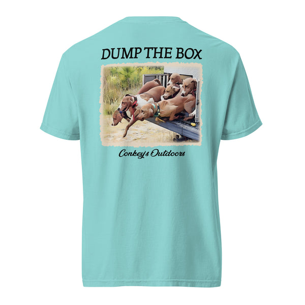 Dump the Box Coonhound Turning Out Shirt Lagoon Blue 
