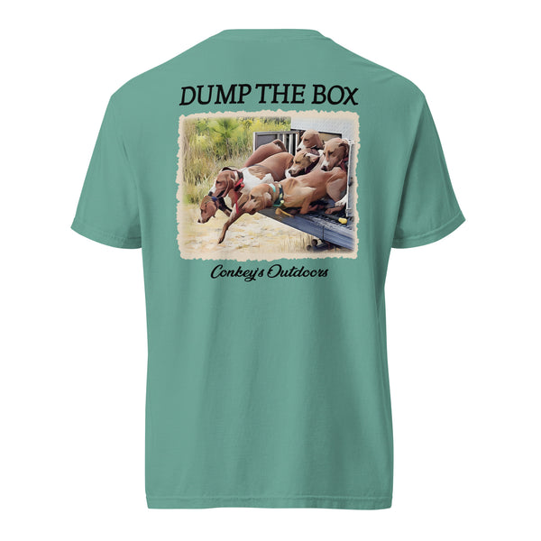 Dump the Box Coonhound Turning Out Shirt Seafoam
