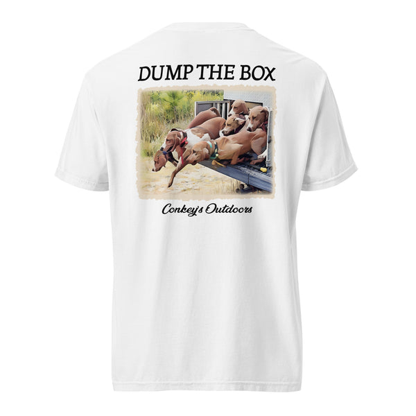 Dump the Box Coonhound Turning Out Shirt White
