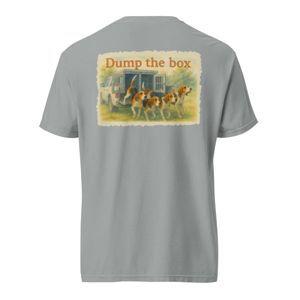 Dump the Box Watercolor Coonhound Shirt Granite
