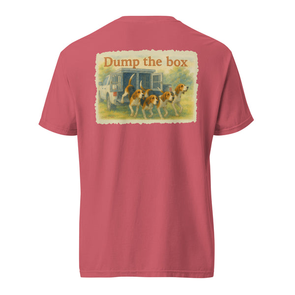 Dump the Box Watercolor Coonhound Shirt Watermelon