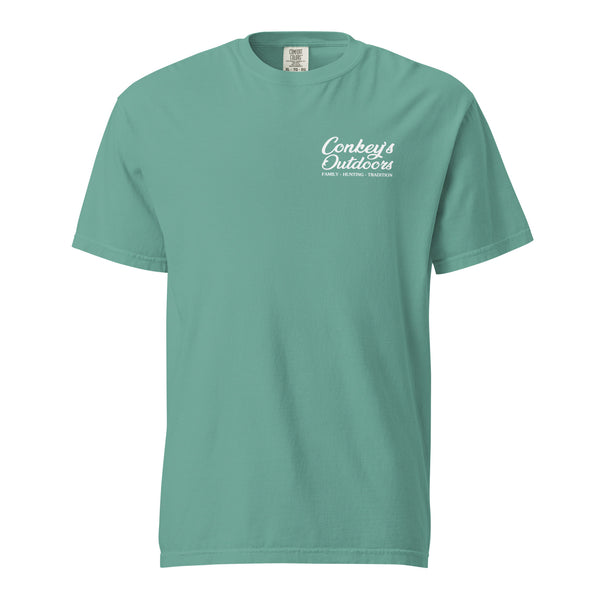 Eat Sleep Run Dogs Repeat Shirt Seafoam Front