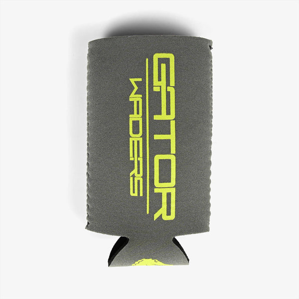 Gator Waders Slim Koozie | Charcoal