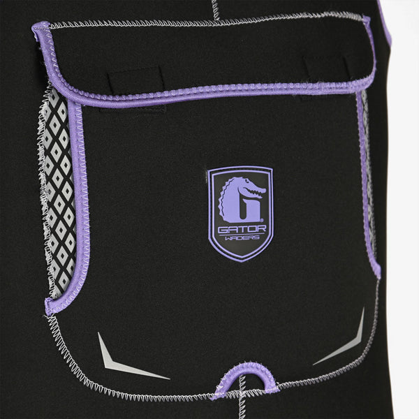 Gator Waders Retro Waders | Womens - Black/Purple