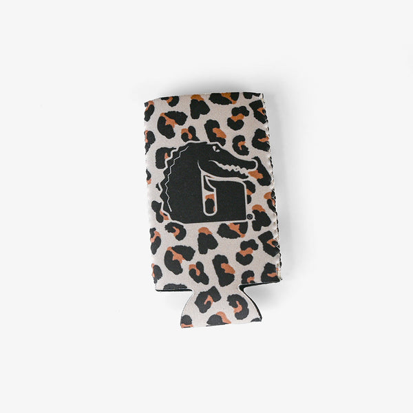 Gator Waders Slim Koozie | Leopard