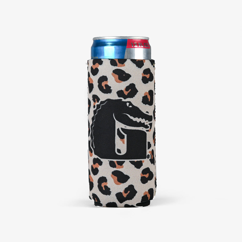 Gator Waders Slim Koozie | Leopard