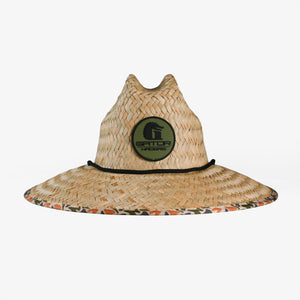 Gator Waders Straw Hat | Old School Camo