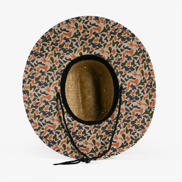 Gator Waders Straw Hat | Old School Camo