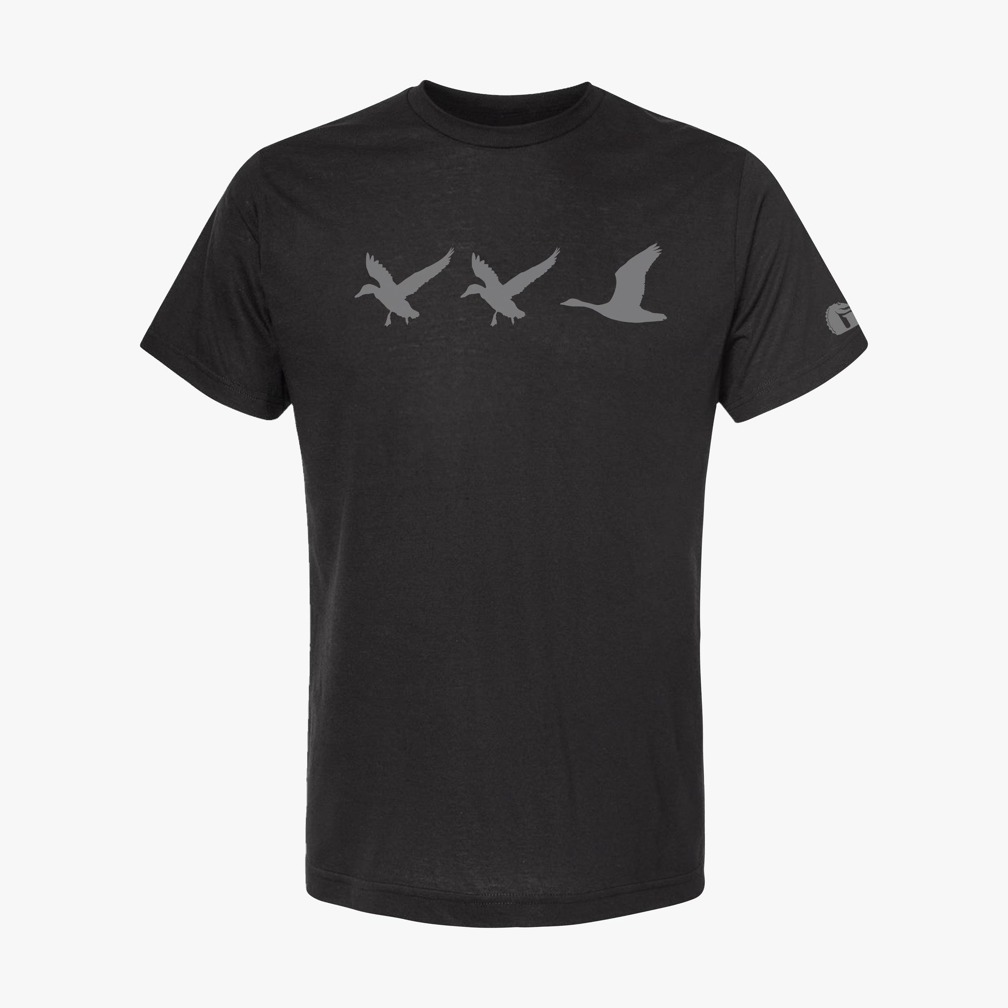 Gator Waders Duck Duck Goose Graphic Tee | Heather Black