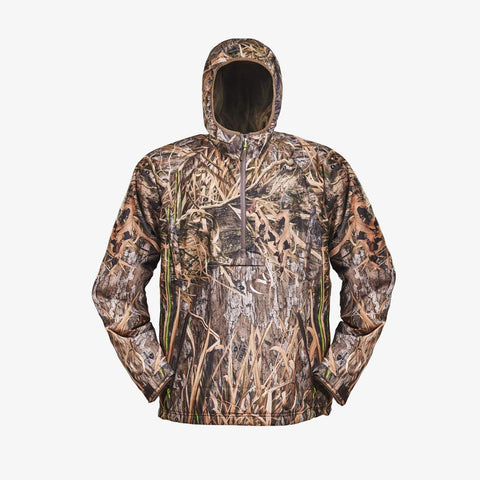 Gator Waders Waterproof 1/2 Zip Bog Hoodie | Mens - Mossy Oak Habitat