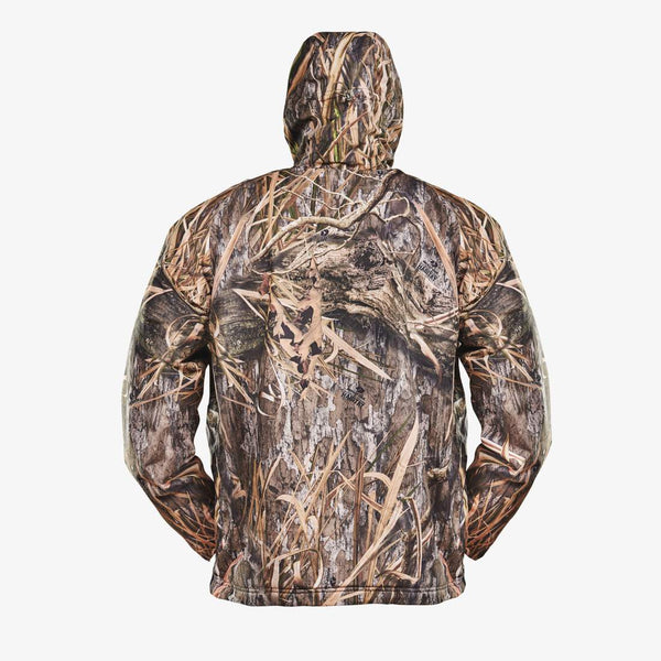 Gator Waders Waterproof 1/2 Zip Bog Hoodie | Mens - Mossy Oak Habitat