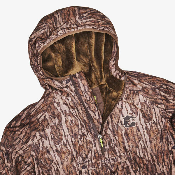 Waterproof 1/2 Zip Bog Hoodie | Womens - Mossy Oak Bottomland