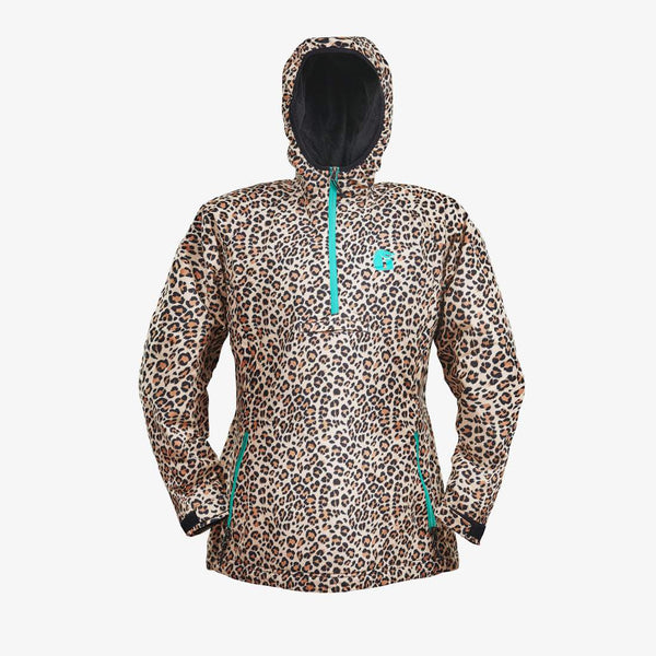 Gator Waders Waterproof 1/2 Zip Bog Hoodie | Womens - Leopard