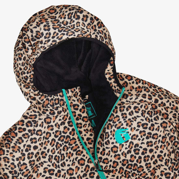 Gator Waders Waterproof 1/2 Zip Bog Hoodie | Womens - Leopard