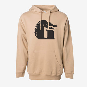 Gator Waders Logo Hoodie | Coyote Brown