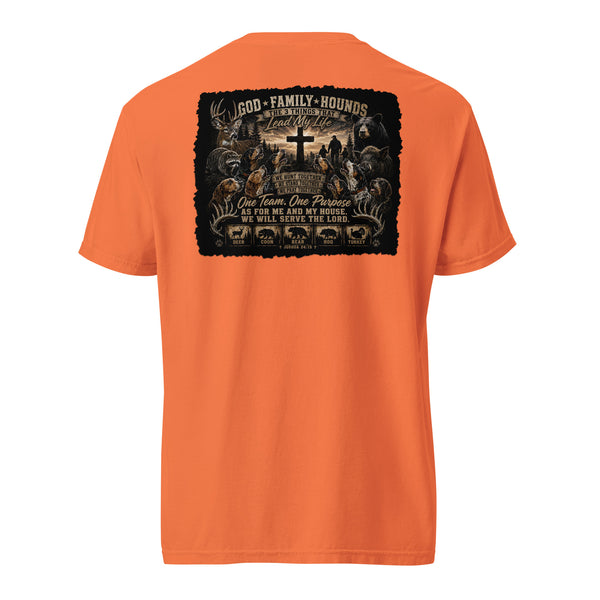 God Family Hounds Hunting Shirt  Burnt Orange
