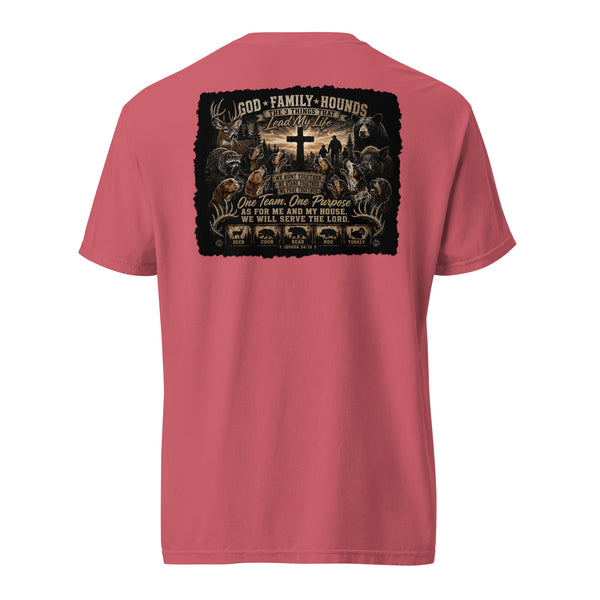 God Family Hounds Hunting Shirt  Watermelon

