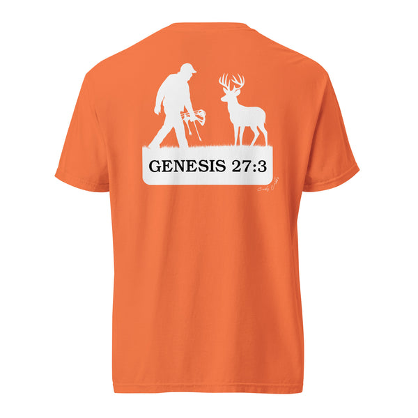 Grab Your Bow Genesis 27:3 Hunting Shirt Burnt Orange

