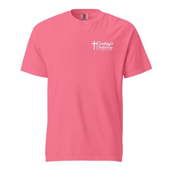Grab Your Bow Genesis 27:3 Hunting Shirt Crunchberry Front
