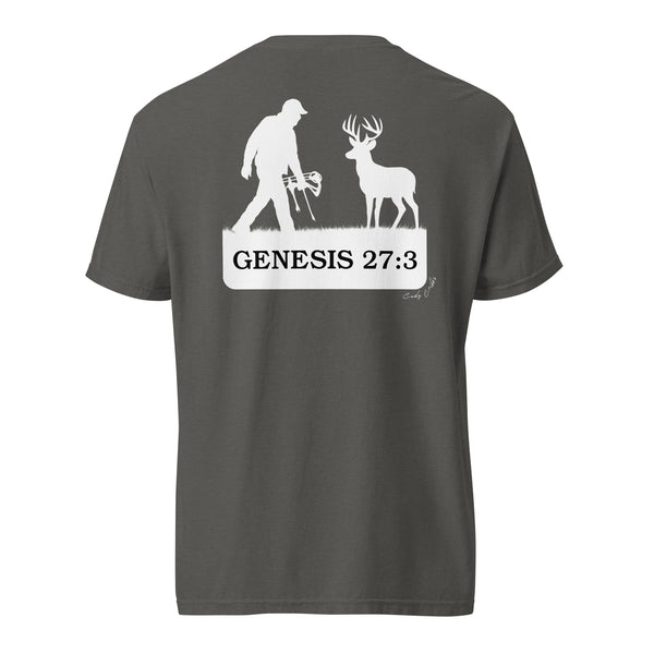 Grab Your Bow Genesis 27:3 Hunting Shirt Pepper
