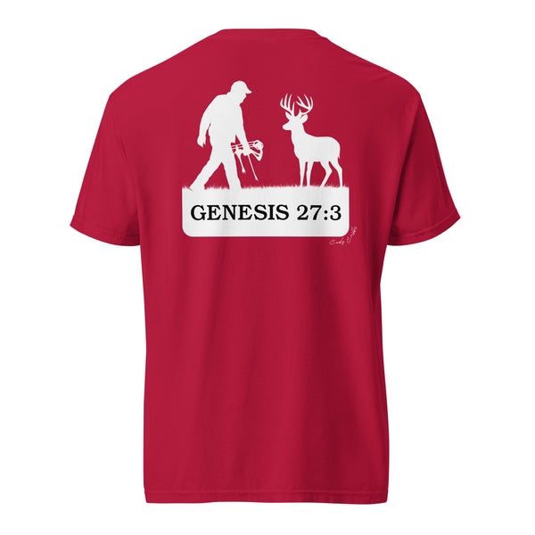 Grab Your Bow Genesis 27:3 Hunting Shirt Red
