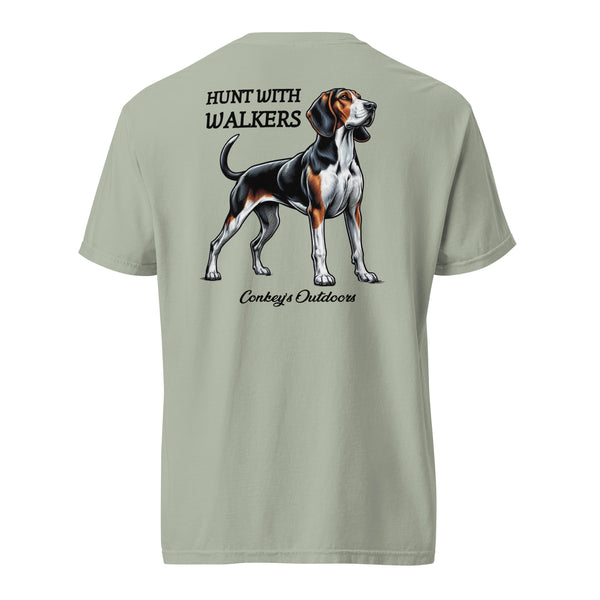 Hunt with Walkers Treeing Walker Coonhound Shirt Bay