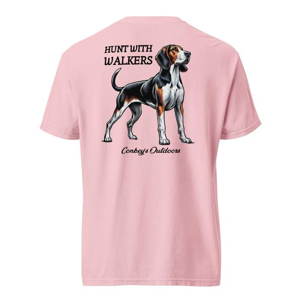 Hunt with Walkers Treeing Walker Coonhound Shirt Blossom