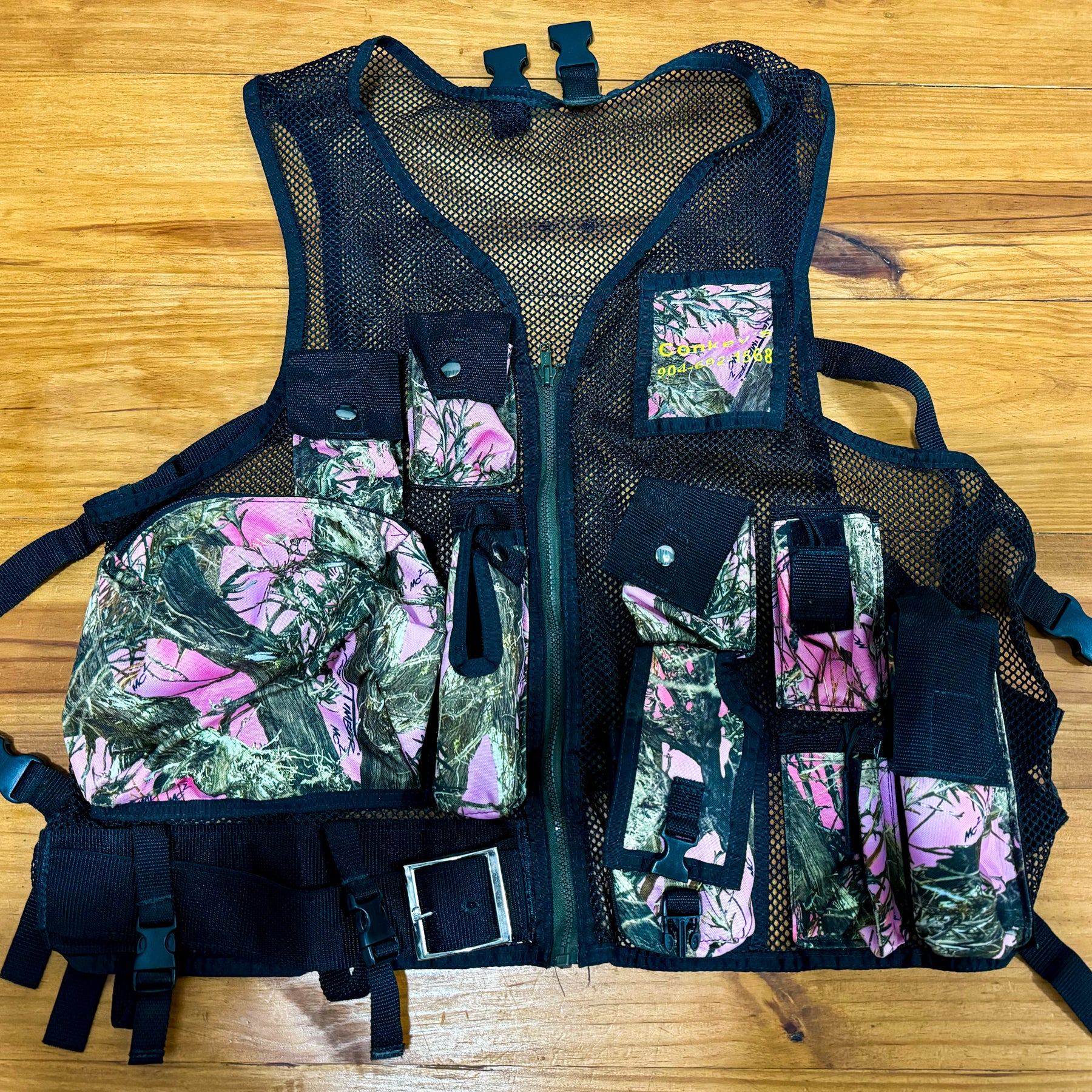 Pink Camo Mesh Hunting Vest - CLEARANCE